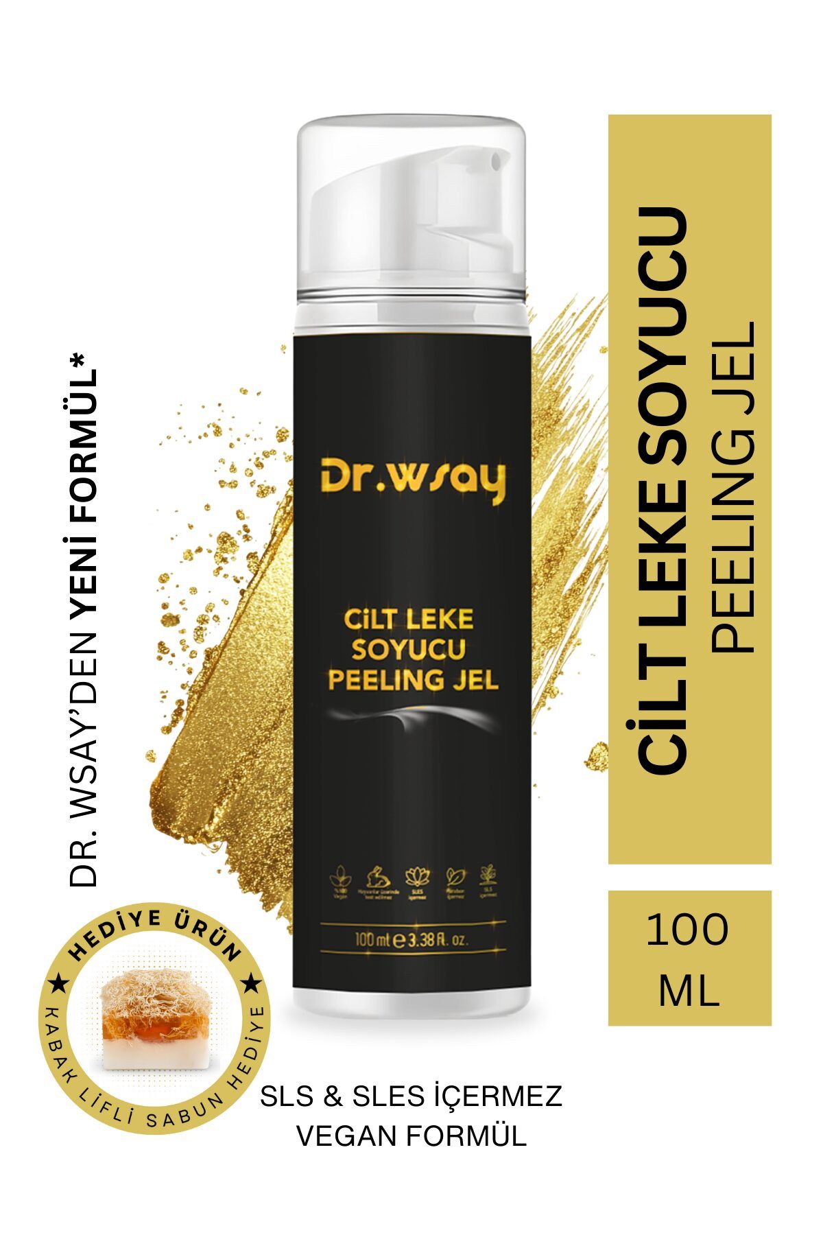 Dr. Wsay Yüz Vücut Peeling Jel Lazer Epilasyon Sonrası Ölü Deri Cilt Leke Soyucu Krem